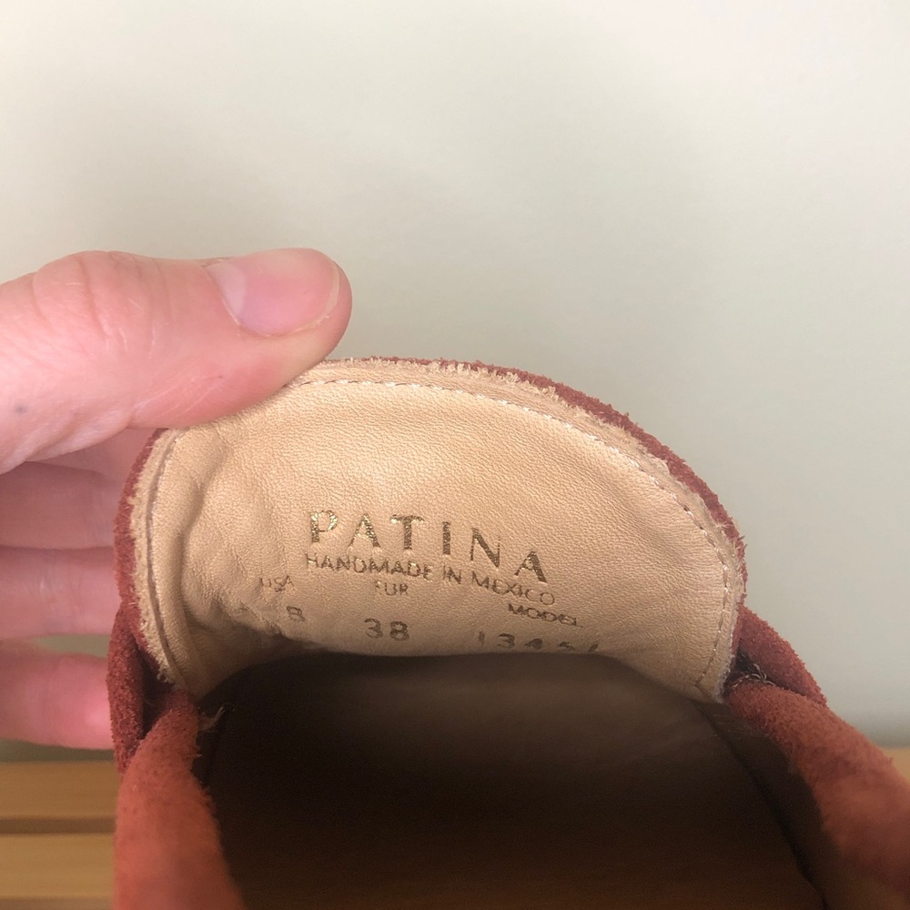 Suede Loafers in Rust Brown - Picture 5 of 6